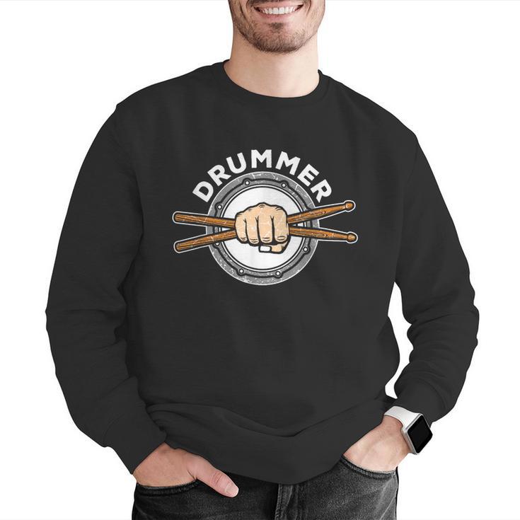 Percussion Drum Sticks Drummer Quote Drum Kit T-Shirt Men Graphic Sweatshirt