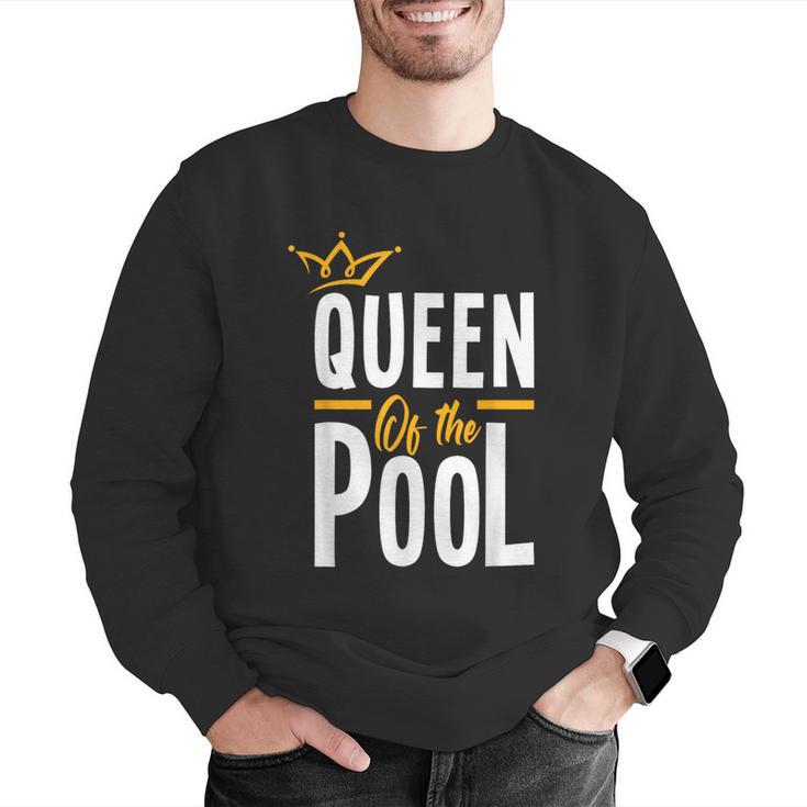 Queen Of The Pool Swimmers Swimming Swimmer Men Graphic Sweatshirt