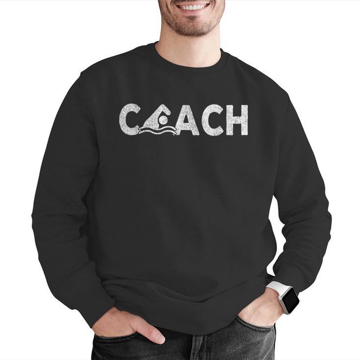 Swim Coach Swimming Coach Swim Teacher Swimmer Retro Men Graphic Sweatshirt Swim Coach Swimming Coach Swim Teacher Swimmer Retro Men Graphic Sweatshirt