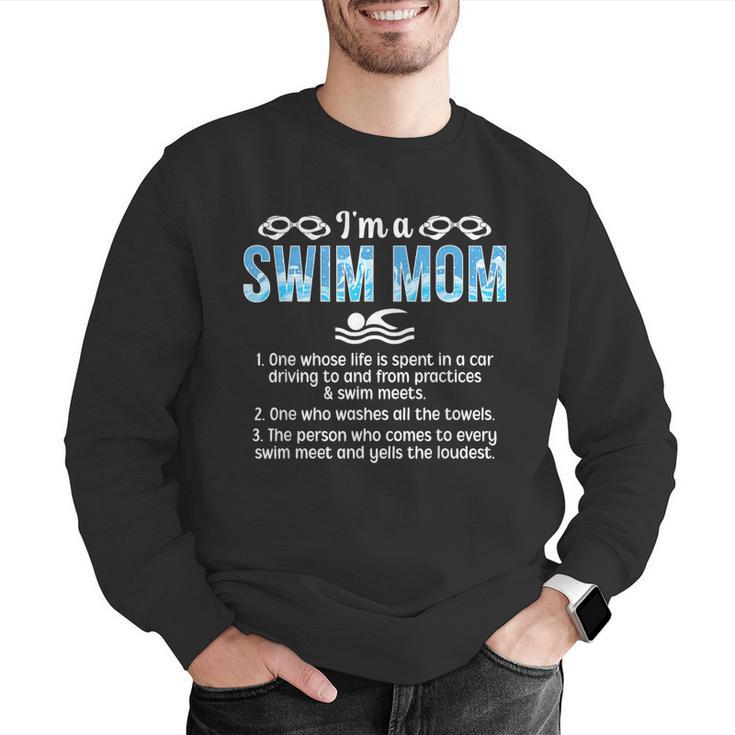 Swim Mom Definition Swimming Mom Of A Swimmer Mama Men Graphic Sweatshirt Swim Mom Definition Swimming Mom Of A Swimmer Mama Men Graphic Sweatshirt