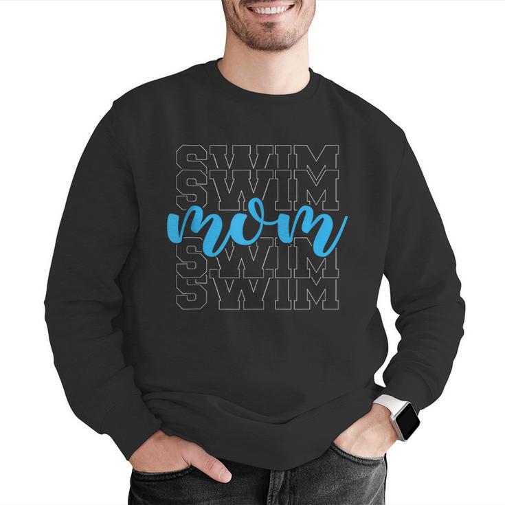 Swim Mom For Mothers Swimming Men Graphic Sweatshirt Swim Mom For Mothers Swimming Men Graphic Sweatshirt