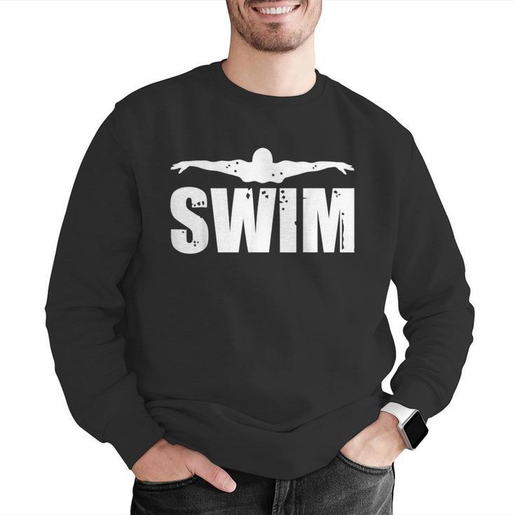 Swim Sports Swimming Water Athletic Swimmer Men Graphic Sweatshirt Swim Sports Swimming Water Athletic Swimmer Men Graphic Sweatshirt