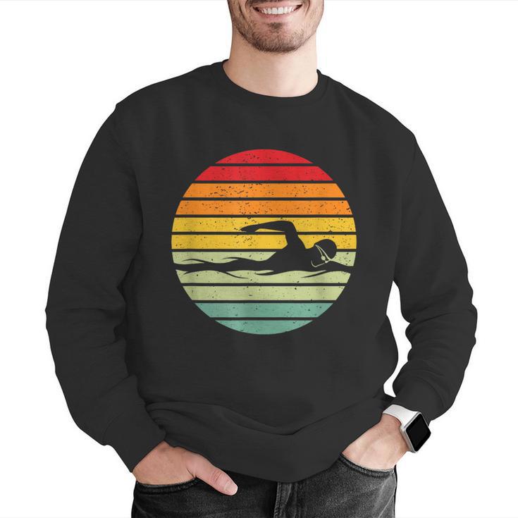 Swimming & Water Sport Vintage For Swimmers & Swim Coaches Men Graphic Sweatshirt Swimming & Water Sport Vintage For Swimmers & Swim Coaches Men Graphic Sweatshirt