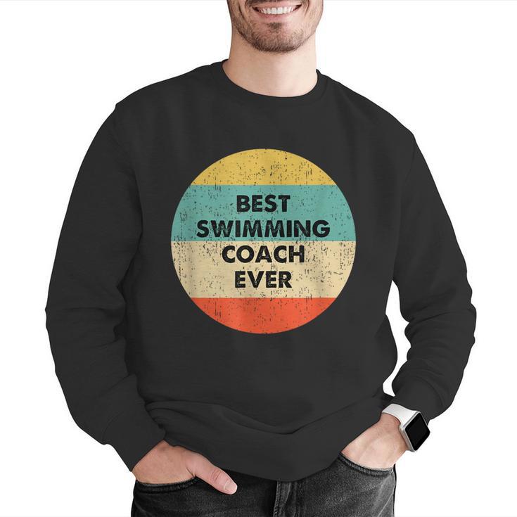 Swimming Coach Men Graphic Sweatshirt Swimming Coach Men Graphic Sweatshirt