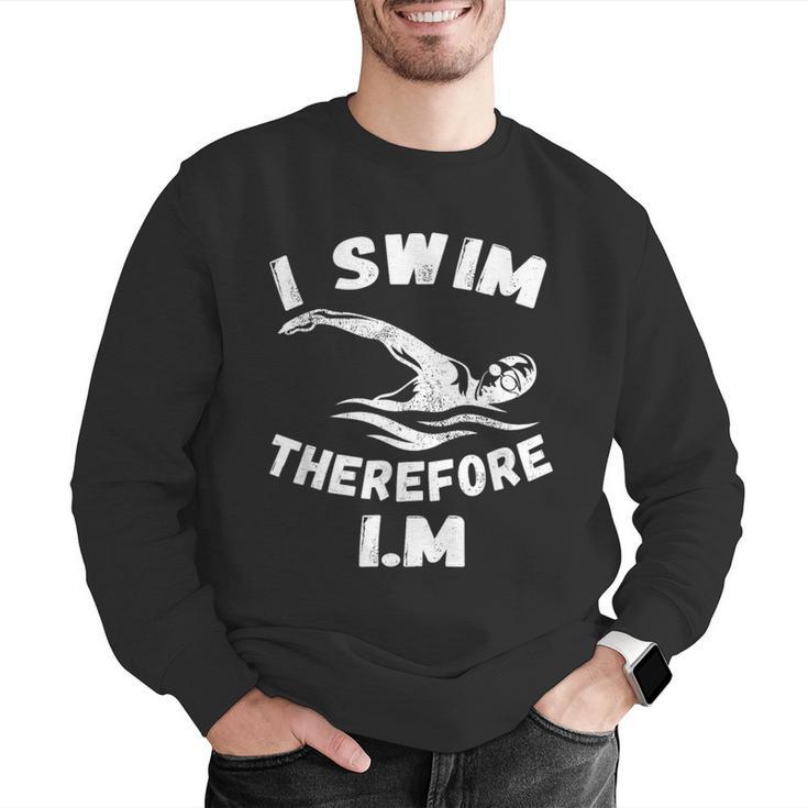 Swimming Competitive Freestyle Swim For Swimmer Men Graphic Sweatshirt Swimming Competitive Freestyle Swim For Swimmer Men Graphic Sweatshirt
