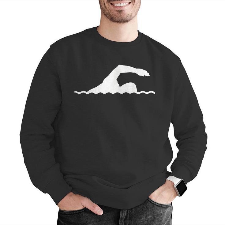 Swimming Float Men Graphic Sweatshirt Swimming Float Men Graphic Sweatshirt