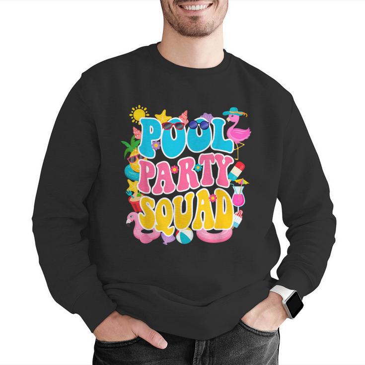 Swimming Pool Party Squad Beach Pool Party Matching Beach Men Graphic Sweatshirt Swimming Pool Party Squad Beach Pool Party Matching Beach Men Graphic Sweatshirt