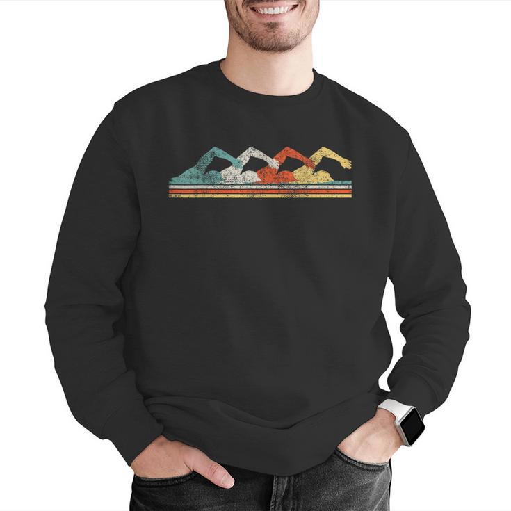Swimming Swimmer Men Graphic Sweatshirt