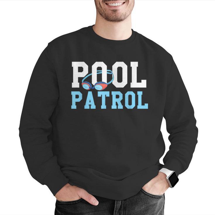 Swimming Swimmer Swim Pool Patrol Coach Dad Men Graphic Sweatshirt Swimming Swimmer Swim Pool Patrol Coach Dad Men Graphic Sweatshirt