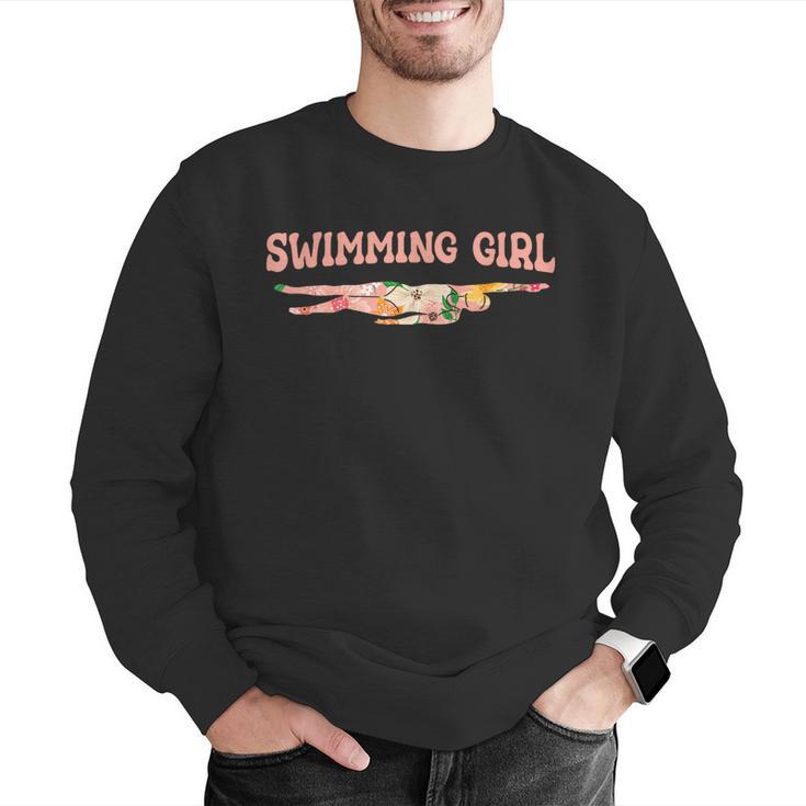 Swimming Swimming Water Sports Swimmer Men Graphic Sweatshirt Swimming Swimming Water Sports Swimmer Men Graphic Sweatshirt