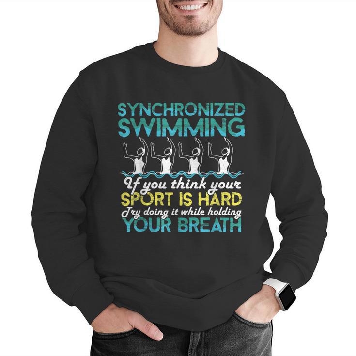 Synchronized Swimming Shirt Synchro Swimmer Artistic Men Graphic Sweatshirt Synchronized Swimming Shirt Synchro Swimmer Artistic Men Graphic Sweatshirt