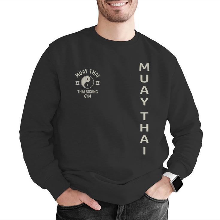 Thai Boxing Muay Thai Men Graphic Sweatshirt Thai Boxing Muay Thai Men Graphic Sweatshirt