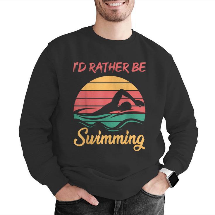 Water Rat Water Sports Hobby Swimming Club Swimming Men Graphic Sweatshirt Water Rat Water Sports Hobby Swimming Club Swimming Men Graphic Sweatshirt