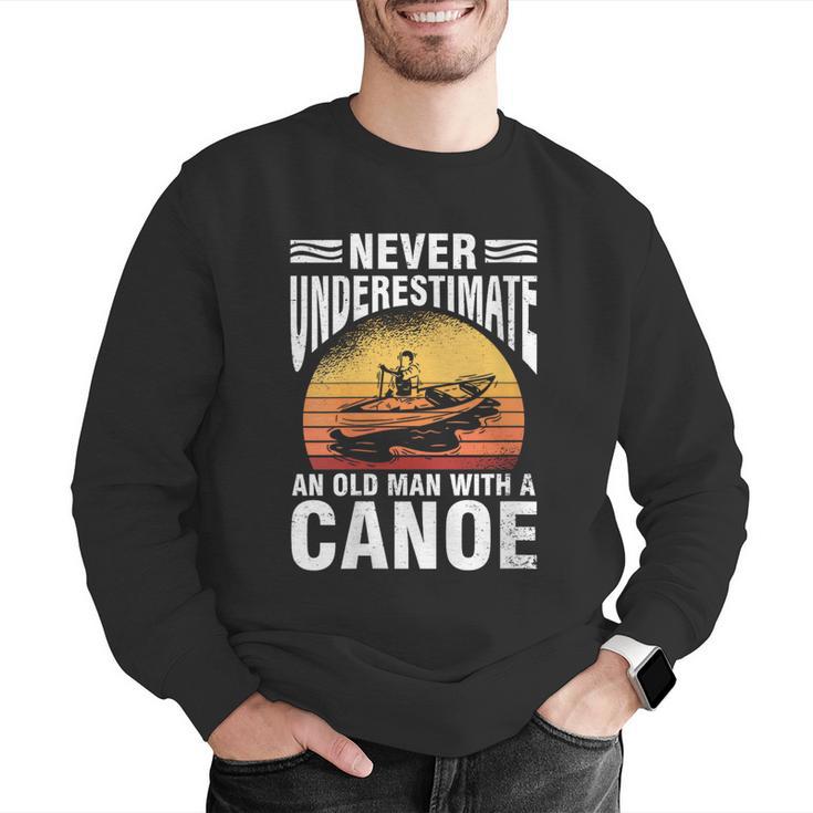 Women's Canoe Old Man Men Graphic Sweatshirt
