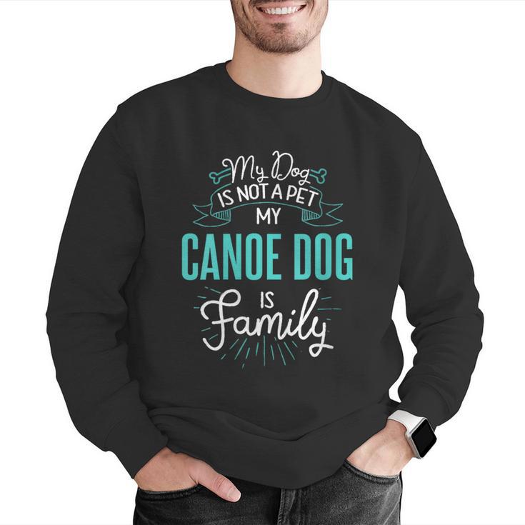 Women's Cute Canoe Dog Shirt Family Dog For Women Men Men Graphic Sweatshirt