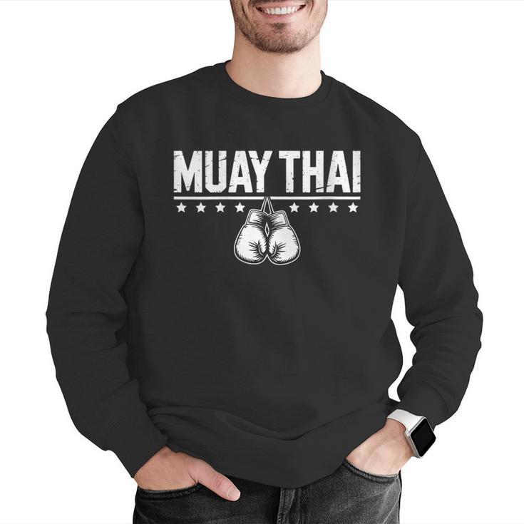 Women's Cute Muay Thai Art For Men Women Kids Muay Thai Lovers Men Graphic Sweatshirt