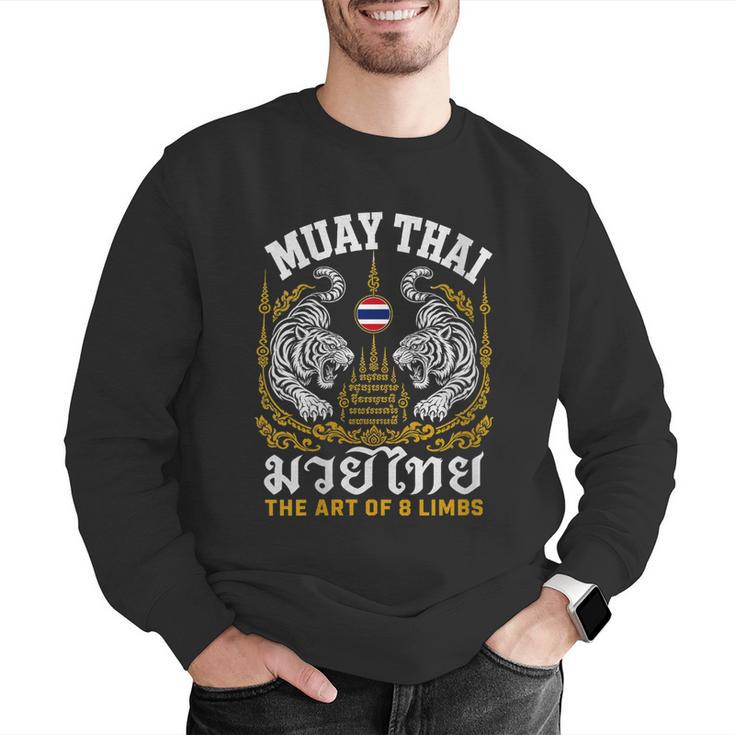 Women's Muay Thai The Art Of 8 Limbs Martial Arts Tigers Men Graphic Sweatshirt