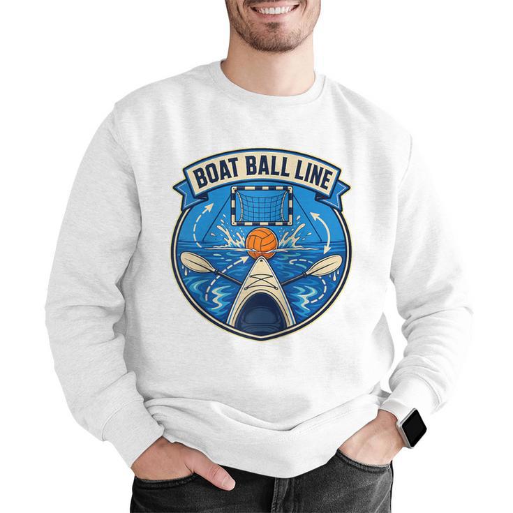 Boat Ball LINE Kayak Polo Canoe Team Raglan Baseball Tee Men Graphic Sweatshirt
