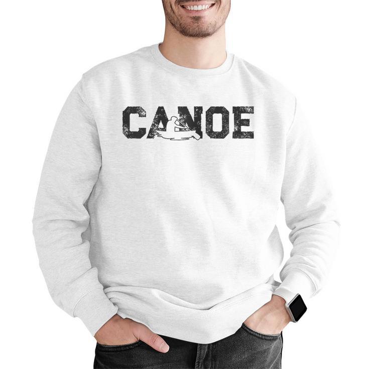 Canoe Canoeing Vintage Canoe Raglan Baseball Tee Men Graphic Sweatshirt