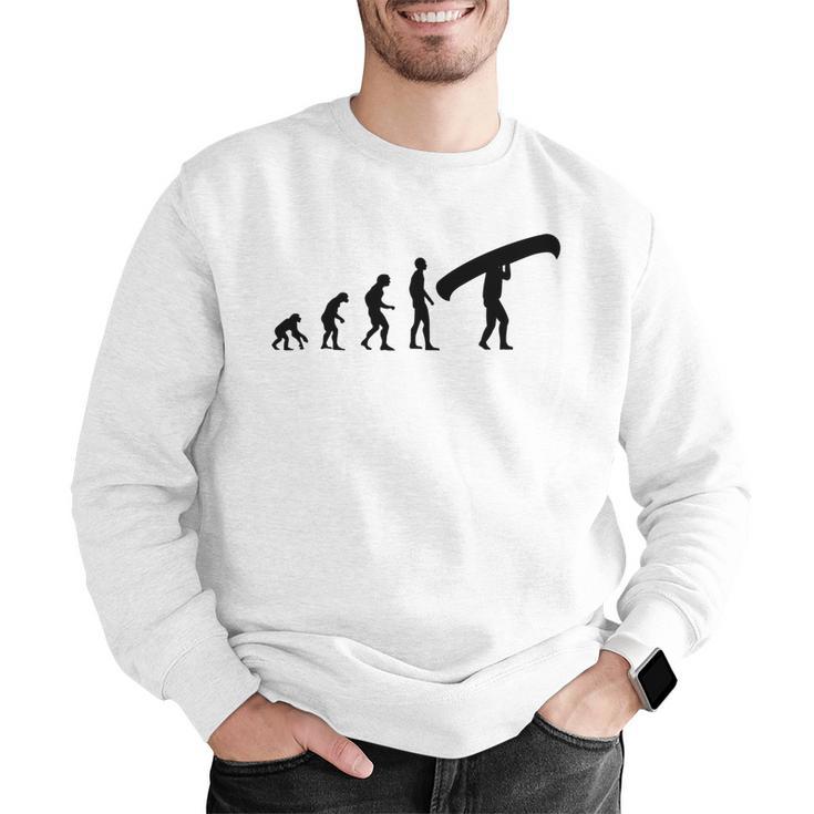 Canoe Evolution Canoeing Shirt T-Shirt Men Graphic Sweatshirt