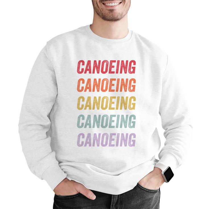 Canoeing Men Graphic Sweatshirt