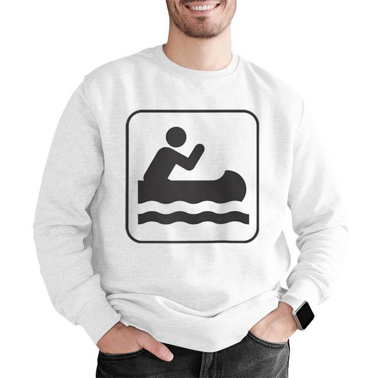 Cool Outdoor Water Sport Canoe Raglan Baseball Tee Men Graphic Sweatshirt