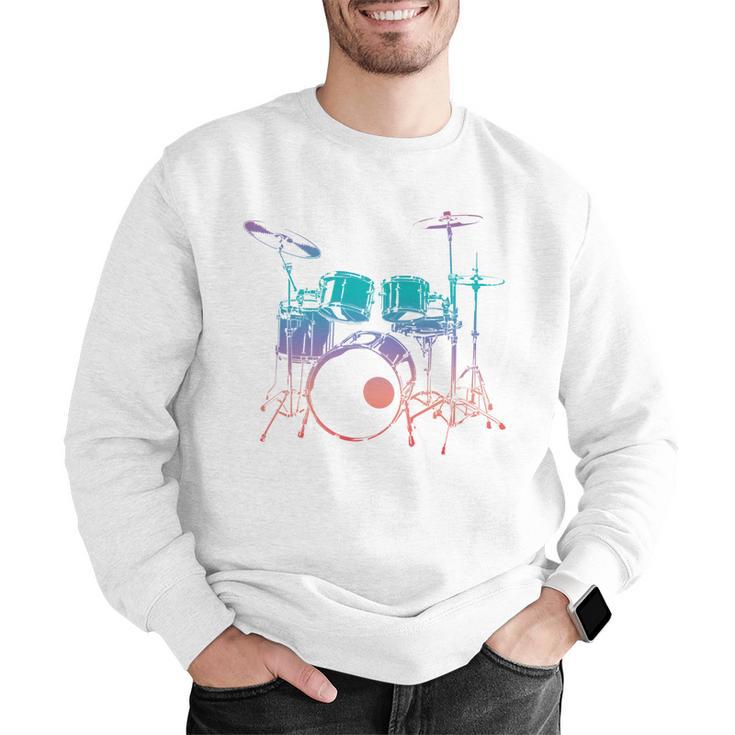 Drum Kit Drummer Graphic Men Graphic Sweatshirt Drum Kit Drummer Graphic Men Graphic Sweatshirt