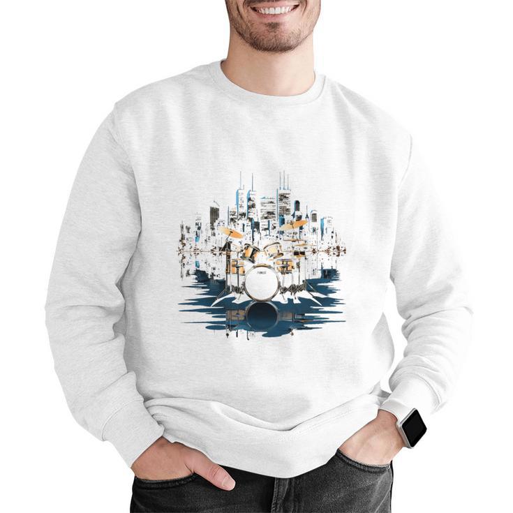 Drumset Drum Kit Music Drummer Drumming Men Graphic Sweatshirt Drumset Drum Kit Music Drummer Drumming Men Graphic Sweatshirt