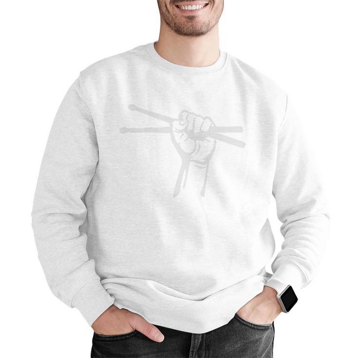 Drumsticks Hand Drum Kit Drummer Performance Quarter-Zip Top Men Graphic Sweatshirt Drumsticks Hand Drum Kit Drummer Performance Quarter-Zip Top Men Graphic Sweatshirt
