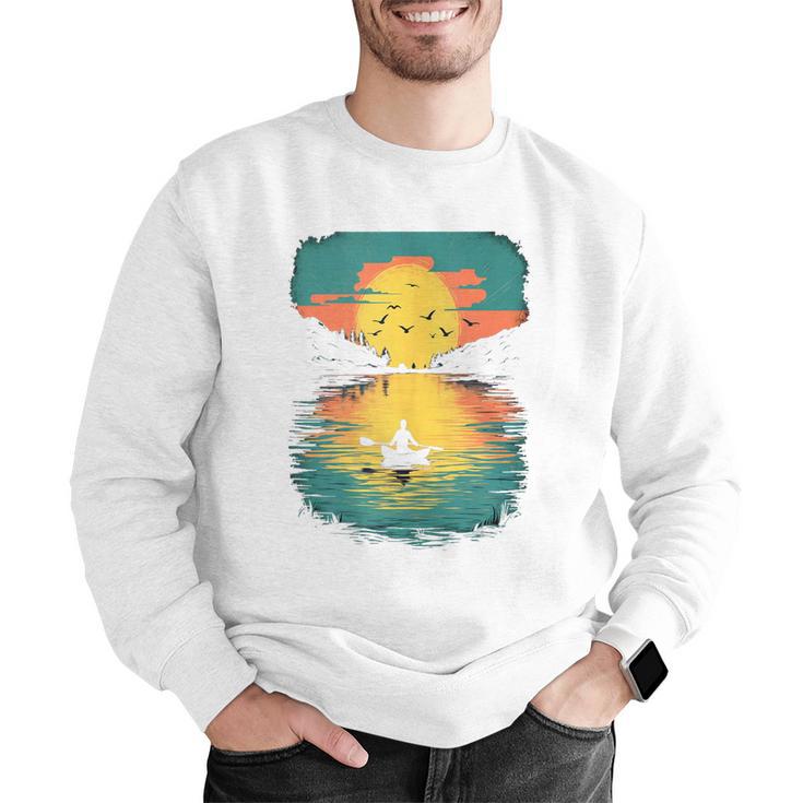 Kayak Kayak Canoe Lake Kayak Canoeing Sleeveless Men Graphic Sweatshirt