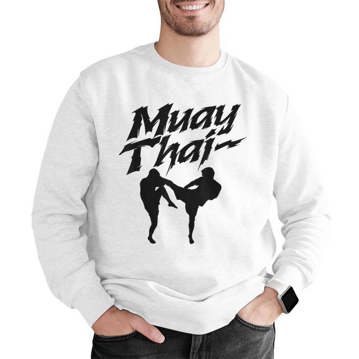 Muay Thai Boxing Martial Arts Fighter Men Graphic Sweatshirt