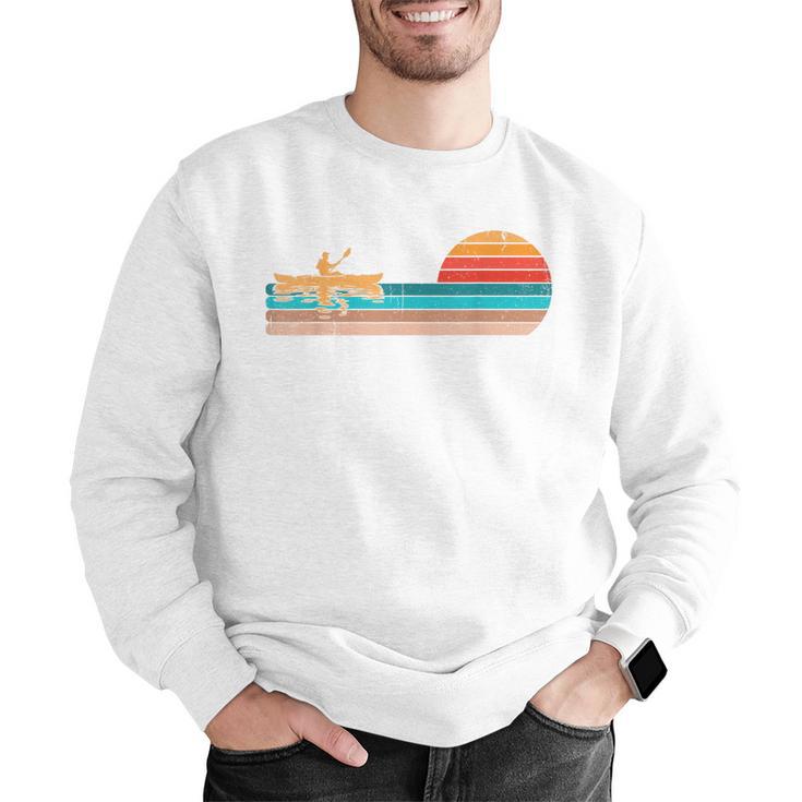Retro Vintage For Canoeists And Paddle Men Graphic Sweatshirt