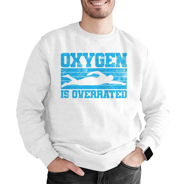 Swimming Swimmer Swim Men Graphic Sweatshirt