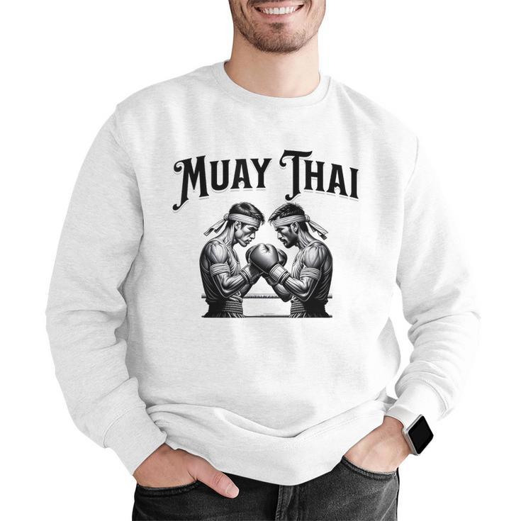 Thai Boxing Muay Thai Boxer Men Graphic Sweatshirt Thai Boxing Muay Thai Boxer Men Graphic Sweatshirt