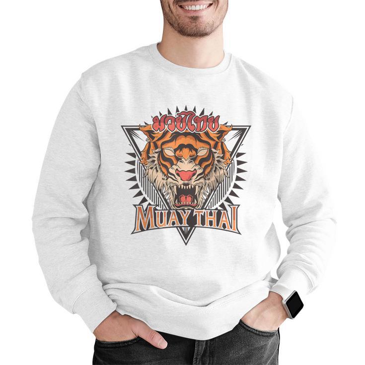 Tigar Muay Thai MMA Vintage Kickboxing Training Men Graphic Sweatshirt Tigar Muay Thai MMA Vintage Kickboxing Training Men Graphic Sweatshirt
