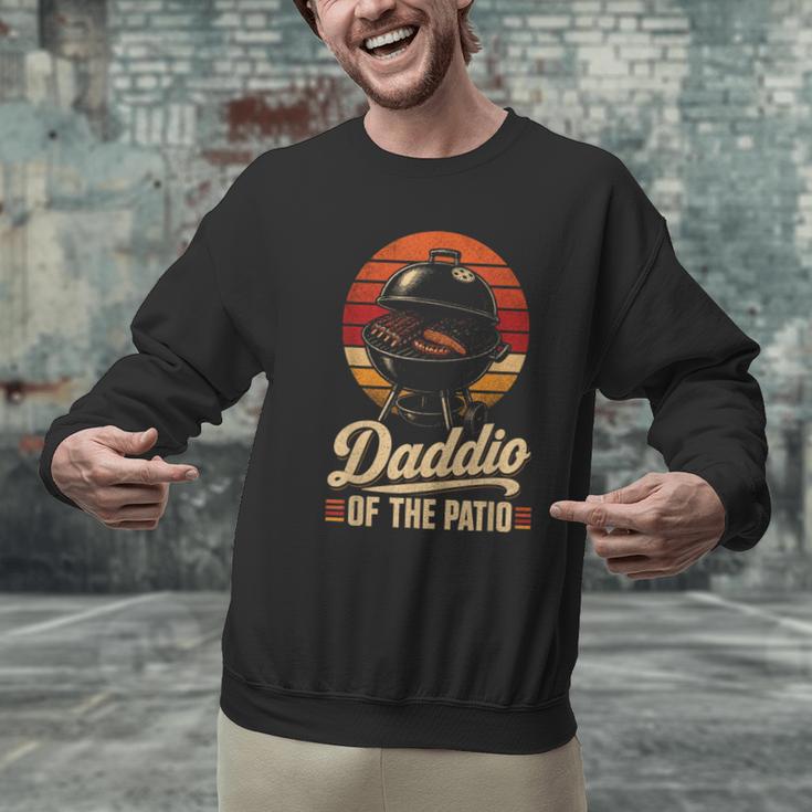 BBQ Dad Daddio Of The Patio Fathers Day Grilling Men Graphic Sweatshirt