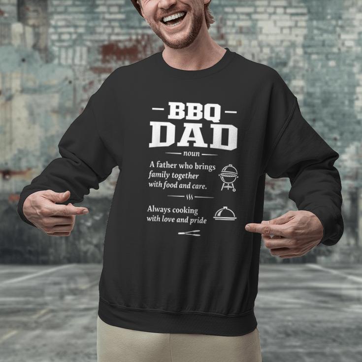 BBQ Dad Grilling Father Day Family Food Love Novelty Graphic Men Graphic Sweatshirt