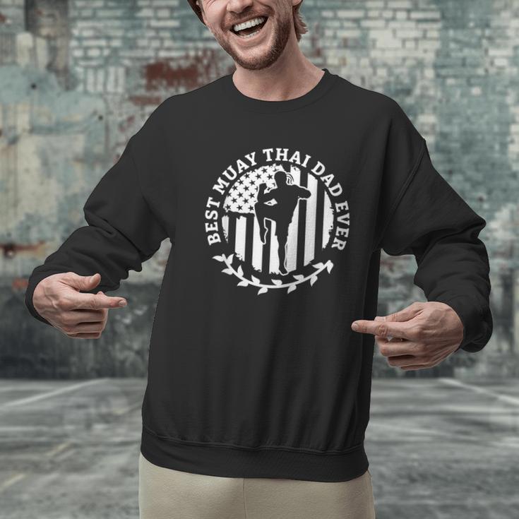 Best Muay Thai Dad Ever Martial Arts Fighter Men Graphic Sweatshirt Best Muay Thai Dad Ever Martial Arts Fighter Men Graphic Sweatshirt