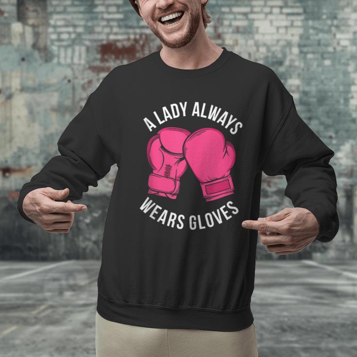 Boxing Gloves Muay Thai Women Girls Muay Thai Men Graphic Sweatshirt