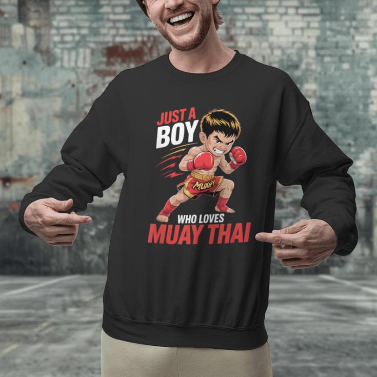 Boys Muay Thai Men Graphic Sweatshirt Boys Muay Thai Men Graphic Sweatshirt