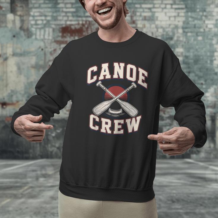 Canoe Crew Paddling Team Retro Graphic Men Graphic Sweatshirt Canoe Crew Paddling Team Retro Graphic Men Graphic Sweatshirt