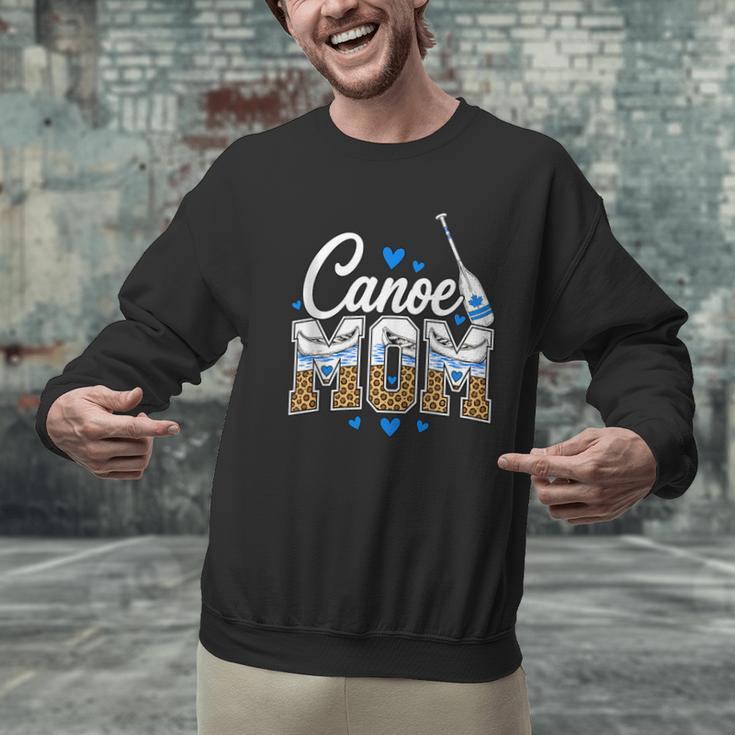Canoe Mom Leopard Print Paddle River Lake Sport Mother Men Graphic Sweatshirt Canoe Mom Leopard Print Paddle River Lake Sport Mother Men Graphic Sweatshirt