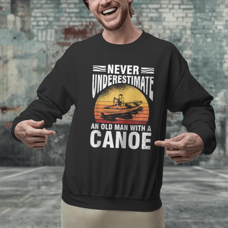 Canoe Old Man Sleeveless Men Graphic Sweatshirt