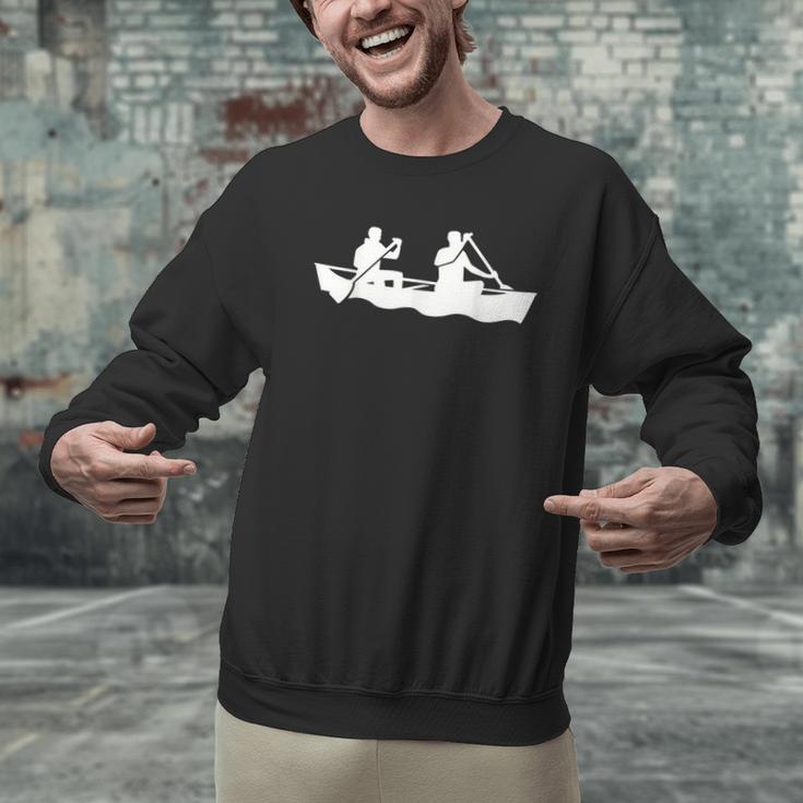 Canoe Paddlers Men Graphic Sweatshirt