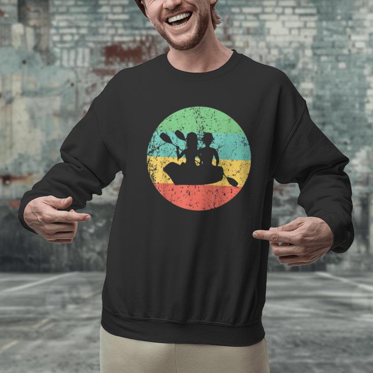 Canoeing Shirt Vintage Retro Canoe Men Graphic Sweatshirt