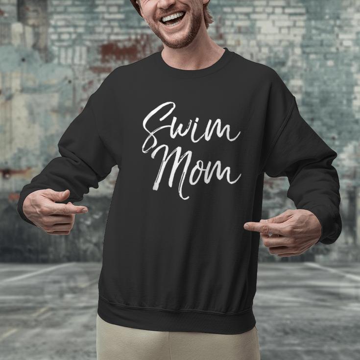 Cute Swimming Mom Mother's Day For Swimmers Swim Mom Men Graphic Sweatshirt Cute Swimming Mom Mother's Day For Swimmers Swim Mom Men Graphic Sweatshirt