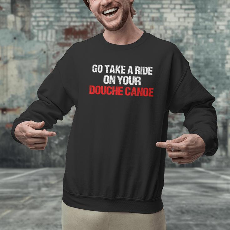 Douche Canoe Vulgar Profanity T-Shirt Men Graphic Sweatshirt Douche Canoe Vulgar Profanity T-Shirt Men Graphic Sweatshirt