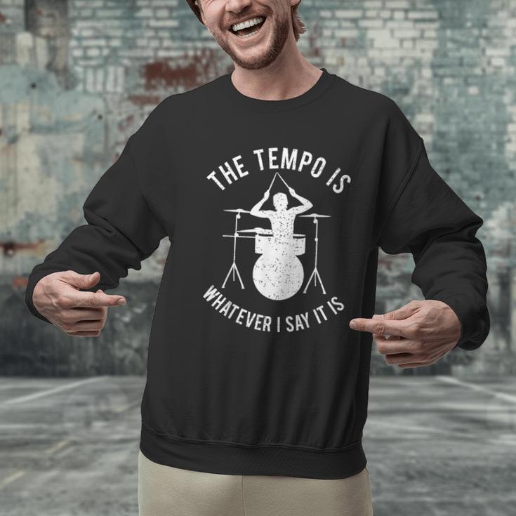 Drum Kit Graphic For a Drummer With Percussion Instruments Men Graphic Sweatshirt Drum Kit Graphic For a Drummer With Percussion Instruments Men Graphic Sweatshirt