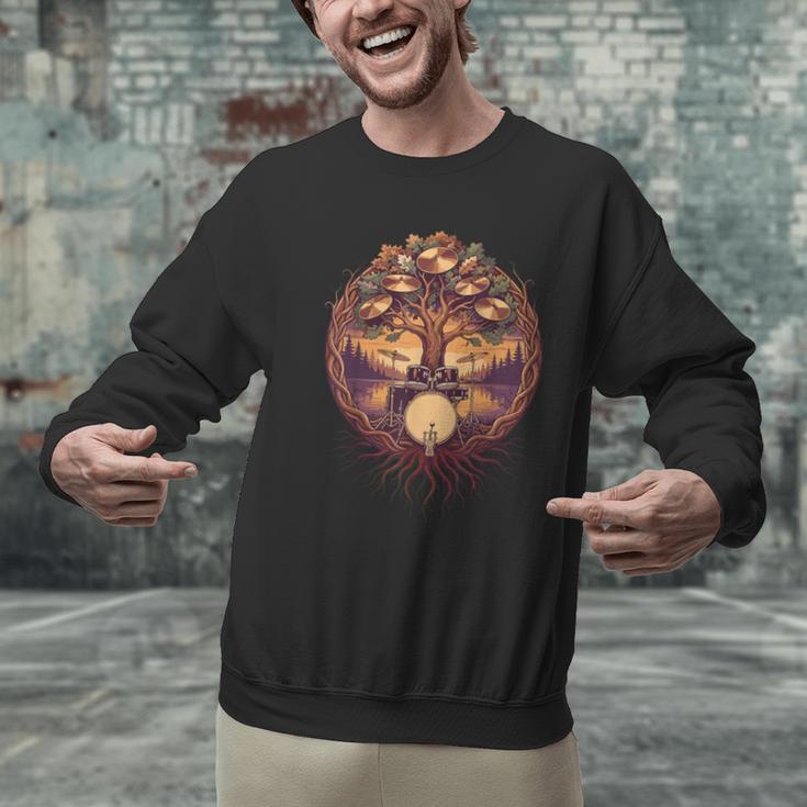 Drummer Drum Kit Musician Percussion Player Men Graphic Sweatshirt Drummer Drum Kit Musician Percussion Player Men Graphic Sweatshirt