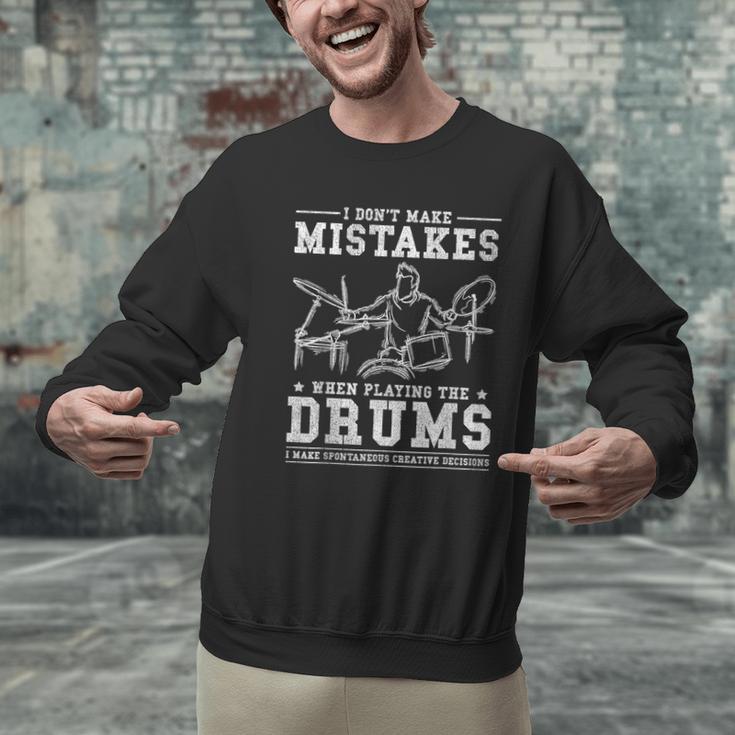 Drummer Music Drum Kit Men Graphic Sweatshirt Drummer Music Drum Kit Men Graphic Sweatshirt